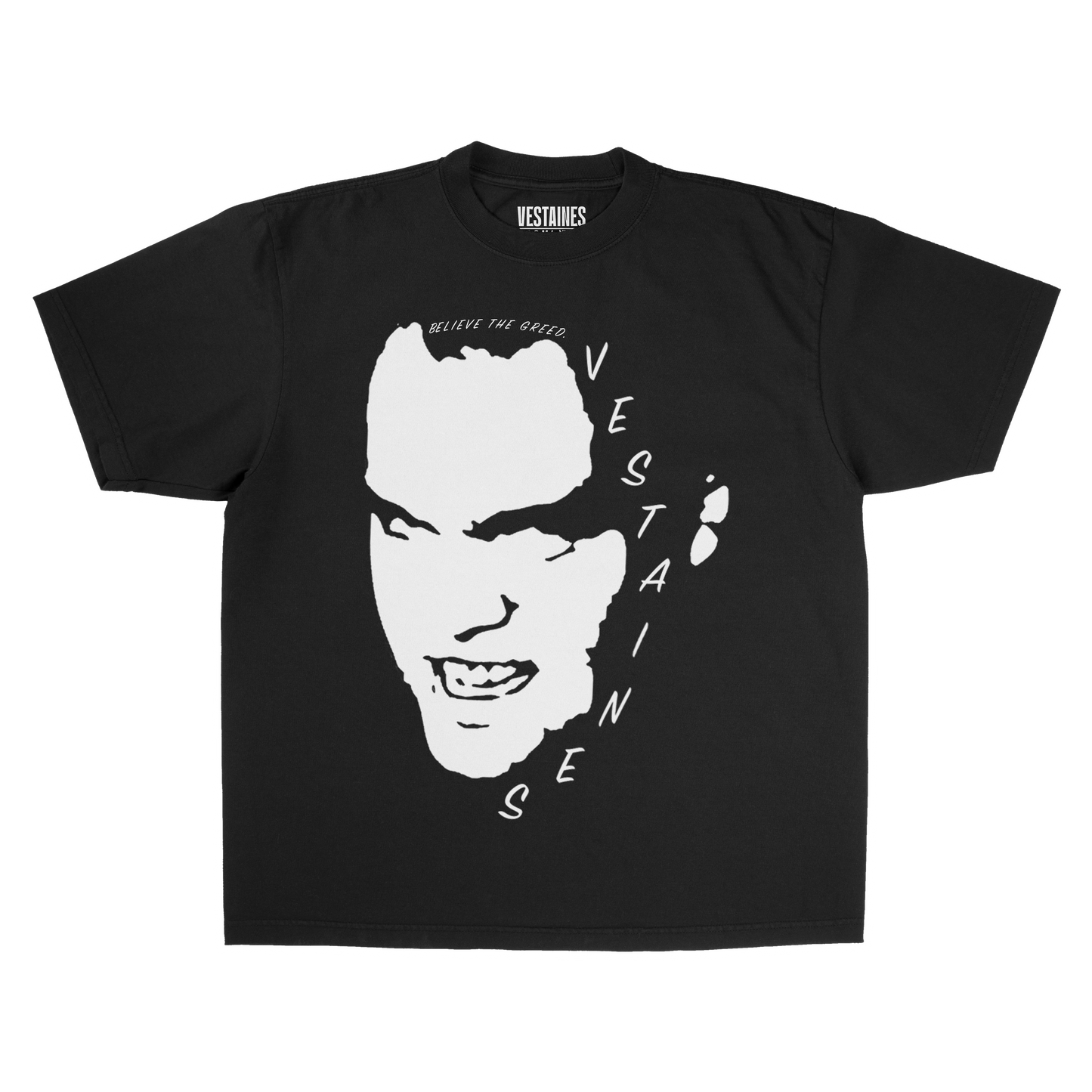 BELIEVE THE GREED TEE [BLACK]
